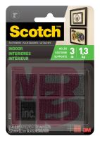 3M Scotch Indoor Fasteners RF7021  7/8 in x 7/8 in (22 mm x 22 mm)