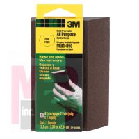 3M Angled Sanding Sponge CP-040NA  2 7/8 in x 4 7/8 in x 1 in Fine