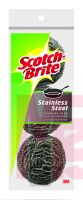 3M Scotch-Brite Stainless Steel Scouring Pad  214C  8/3
