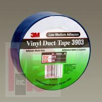 3M Vinyl Duct Tape 3903 Blue  2 in x 50 yd 24 rolls per case Conveniently Packaged