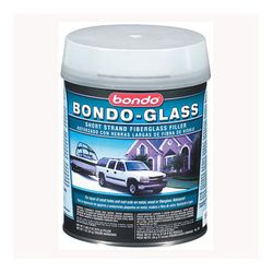 Bondo Bondo-Glass Fiberglass Reinforced Filler, 272, Quart (US) Can (Net Wt 2 lb 9 oz), 12 per case