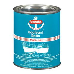 Bondo Marine Products Boatyard Resin, 3692, 1 Quart (US), 12 per case