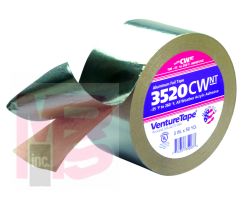 3M Venture Tape Aluminum Foil Tape 3520CW Natural Aluminum 3.25 in x 200 yd 2.0 mil 3 per case
