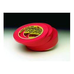 Scotch Cellophane Tape 650 Red, 1 1/2 in x 72 yd, 24 per case Bulk