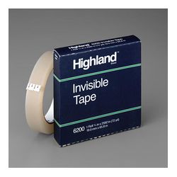 3M 6200 Highland Invisible Tape 3/4 in x 2592 in Boxed - Micro Parts & Supplies, Inc.
