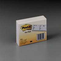 3M Post-it(R) Printed Fax Note 7671 1-1/2 in x 4 in White Recycled Paper