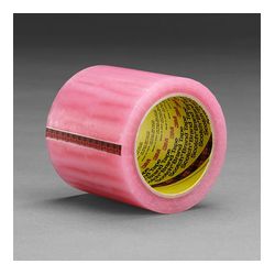 Scotch Labelgard Film Tape 821 Pink, 4 in x 6 in Bulk Pad, 192 rolls per case