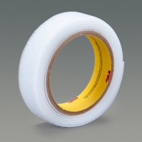 3M SJ3401 Fastener Loop White 5/8 in x 50 yd 0.15 in Engaged Thickness - Micro Parts & Supplies, Inc.