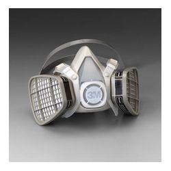 3M 5101 Half Facepiece Disposable Respirator Assembly  Organic Vapor Respiratory Protection Small - Micro Parts & Supplies, Inc.