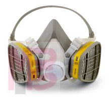 3M 5203 Half Facepiece Disposable Respirator Assembly  Organic Vapor/Acid Gas Respiratory Protection Medium - Micro Parts & Supplies, Inc.