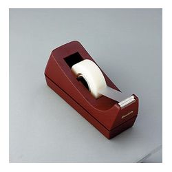 Scotch Desk Tape Dispenser C-38, Burgundy