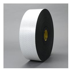 3M Bumpon Resilient Rollstock SJ5904 Black, 9 in x 18 yd , 1 per case