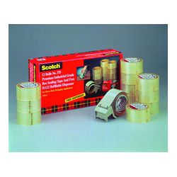 3M 375-Dispenser Scotch Box Sealing Tape with Dispenser PSD3 Clear 48 mm X 50 m - Micro Parts & Supplies, Inc.