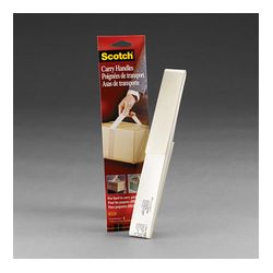 3M ScotchPad Carry Handle 8328 White, 1 3/8 in x 23 in x 6 in, 25 handles per pad, 80 pads per case Bulk