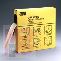 3M CFL550DD Chemical Sorbent Folded Environmental Safety Product, High Capacity, - Micro Parts & Supplies, Inc.