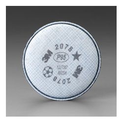 3M 2078 Particulate Filter  P95 Respiratory Protection  with Nuisance Level Organic Vapor/Acid Gas Relief 100/cs - Micro Parts & Supplies, Inc.
