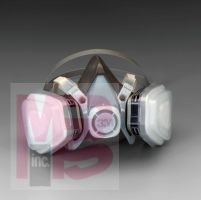 3M Half Facepiece Disposable Respirator Assembly 52P71  Organic Vapor/P95 Respiratory Protection  Medium 12 EA/Case