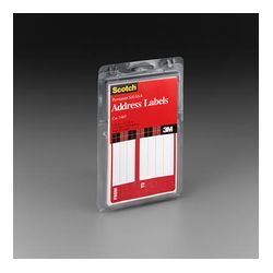 Scotch Permanent Address Labels 5465, 4.5 in x 5.5 in 25shts/pk, 2 labels/sht