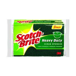 3M HD-3 Scotch-Brite Heavy Duty Scrub Sponge HD-3 4.5 in x 2.7 in x.6 in - Micro Parts & Supplies, Inc.