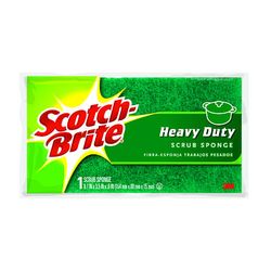 3M 455 Scotch-Brite Large Heavy Duty Scrub Sponge 6.1 in x 3.5 in x .6 in - Micro Parts & Supplies, Inc.