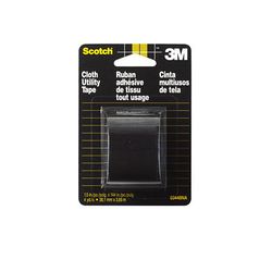 3M 3448 Cloth Tape black 1.5 in x 4 yard roll - Micro Parts & Supplies, Inc.