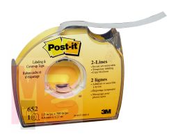 3M 652 Post-it Labeling Cover-Up Tape 1/3 in x 700 in - Micro Parts & Supplies, Inc.