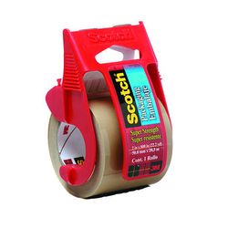 Scotch Packaging Tape 347, 2 in x 800 in, Tan, 36/case