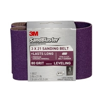3M 9192 SandBlaster Sanding Belts 3 in x 21 in - Micro Parts & Supplies, Inc.