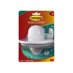 3M 17602B Command Soap Dish White - Micro Parts & Supplies, Inc.
