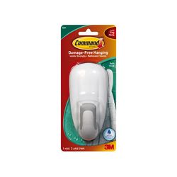 3M 17600B Command Bath Hook White - Micro Parts & Supplies, Inc.