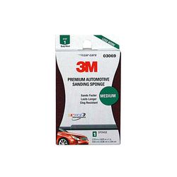 3M SandBlaster Automotive Sanding Sponge, 03069, Medium 100, 12 per case