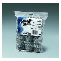 Scotch-Brite Stainless Steel Scrubber 84CC, 1.75 oz, 12/pack, 6 packs/case