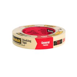Scotch Masking Tape for General Painting 2050-24A-BK .94 in x 60 yd (24mm x 55m) Bulk