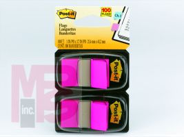 3M 680-BP2 Post-it Flags 1 in x 1.719 in (2.54 cm x 4.31 cm) Bright Pink - Micro Parts & Supplies, Inc.