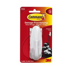 Command Designer Hook 17083 Large White