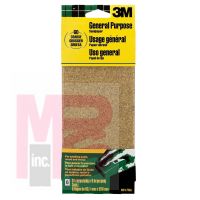 3M 9017NA-CC General Purpose Sandpaper Sheets 3.66 in x 9 in Coarse - Micro Parts & Supplies, Inc.