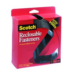 Scotch Reclosable Fasteners RF7761, Black 1 in x 180 in 1 set/pack