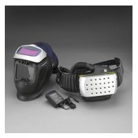 3M Adflo Powered Air Purifying Respirator (PAPR) High Efficiency Organic Vapor-Acid Gas System with 3M Speedglas FlexView HWR Welding Helmet - Micro Parts & Supplies, Inc.