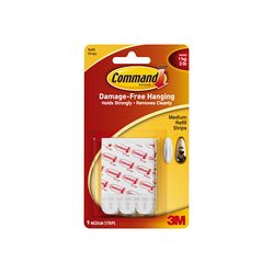 Command Strips 17021P Medium White