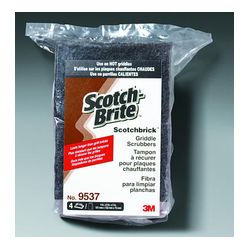 3M 9537CC Scotch-Brite Scotchbrick(TM) Griddle Scrubber 4 in x 6 in x 3 in - Micro Parts & Supplies, Inc.