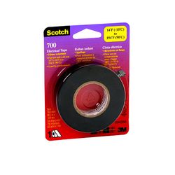 Scotch 700 Electrical Tape, 03429NA, 3/4 in x 66 ft, 24/cs