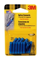 3M 3884 Blue Splice Connectors for 16-14 gauge wire 15/pk - Micro Parts & Supplies, Inc.