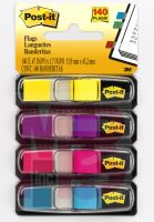 3M 683-4AB Post-it Flags .47 in x 1.71 in Assorted Brights - Micro Parts & Supplies, Inc.