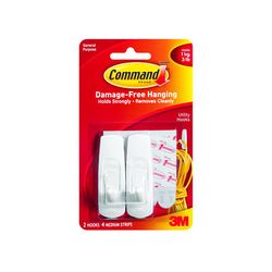 Command Hooks 17001ES Medium White