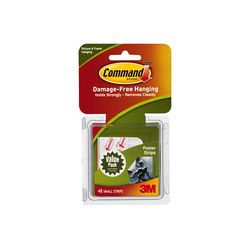 Command  Poster Strips 17024-VP Small White