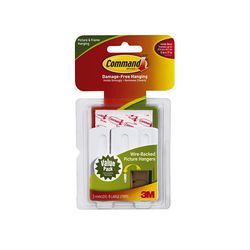Command Wire-Backed Picture Hangers 17043 White