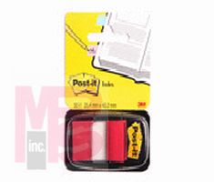 3M 680-1 (36) Post-it Flags (36) 1 in x 1.7 in (25.4 mm x 43.2 mm) Red  - Micro Parts & Supplies, Inc.