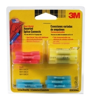 3M 03830NA Electrical Connectors 03830NA Heat Shrink Splice Connect - Assorted 24/pk - Micro Parts & Supplies, Inc.