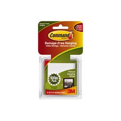 Command Picture Hanging Strips 17204 Medium White
