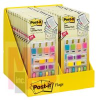 Post-it Flags 683-Club, .47 in x 1.7 in (11,9 mm x 43,2 mm) Assorted Brights 306 Flags TTL 24 pk/cs